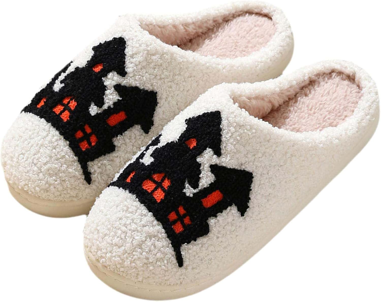 Домашние тапочки на Хэллоуин для женщин и мужчин, милые туфли с графическим принтом, зимние повседневные, мягкие с пушистой подкладкой, плюшевые, теплые, для дома, для улицы и дома Kajxz, B-a2
Домашние тапочки на Хэллоуин для женщин и мужчин, милые туфли с графическим принтом, зимние повседневные, мягкие с пушистой подкладкой, плюшевые, теплые, для дома, для улицы и дома Kajxz, B-a2