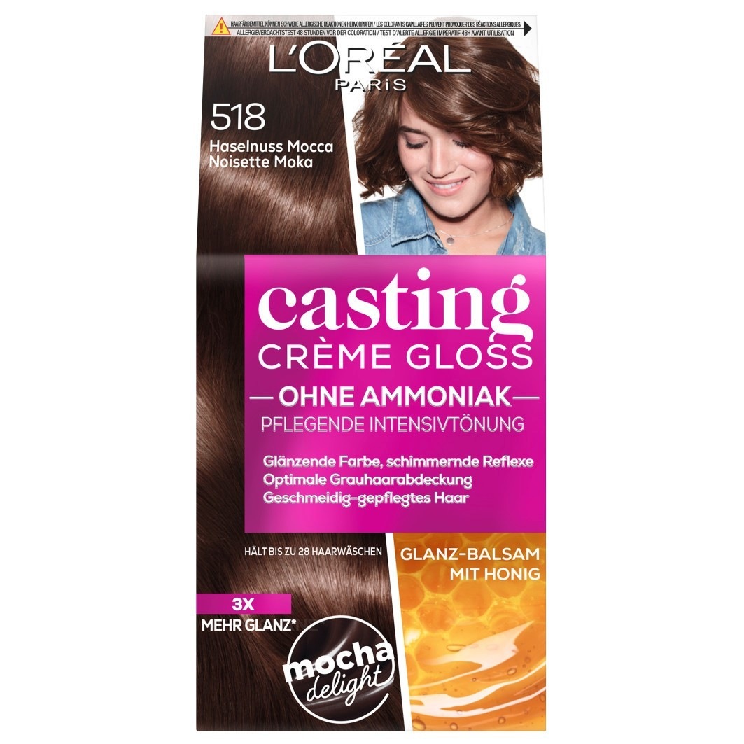 Краска для волос casting crème gloss pflegend Loreal Paris, nr. 518 - haselnuss mocca, количество 1 шт.
Краска для волос casting crème gloss pflegend Loreal Paris, nr. 518 - haselnuss mocca, количество 1 шт.