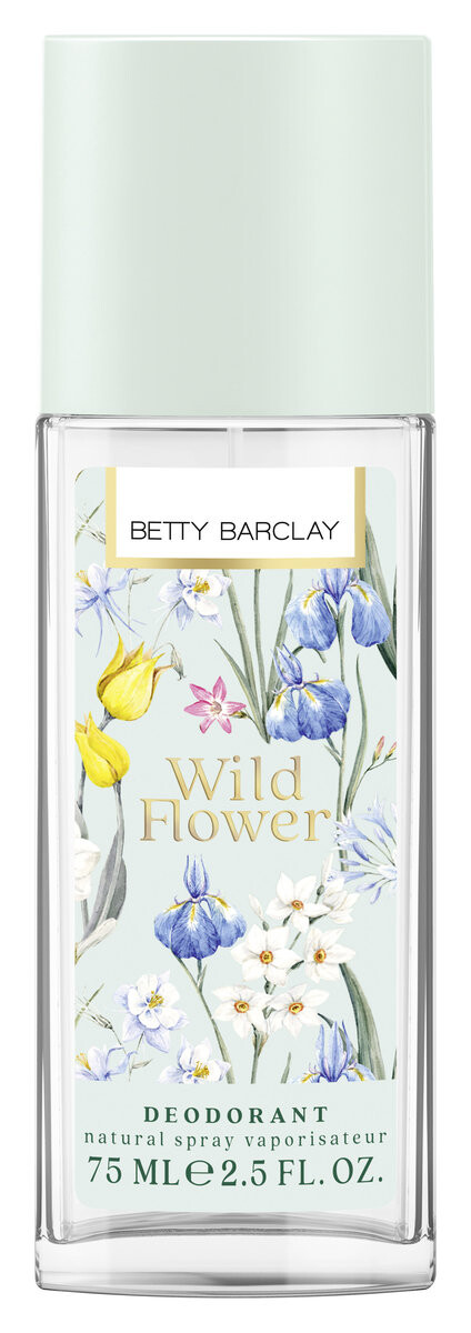 Betty Barclay, Wild Flower, парфюмированный дезодорант, 75 мл
Betty Barclay, Wild Flower, парфюмированный дезодорант, 75 мл