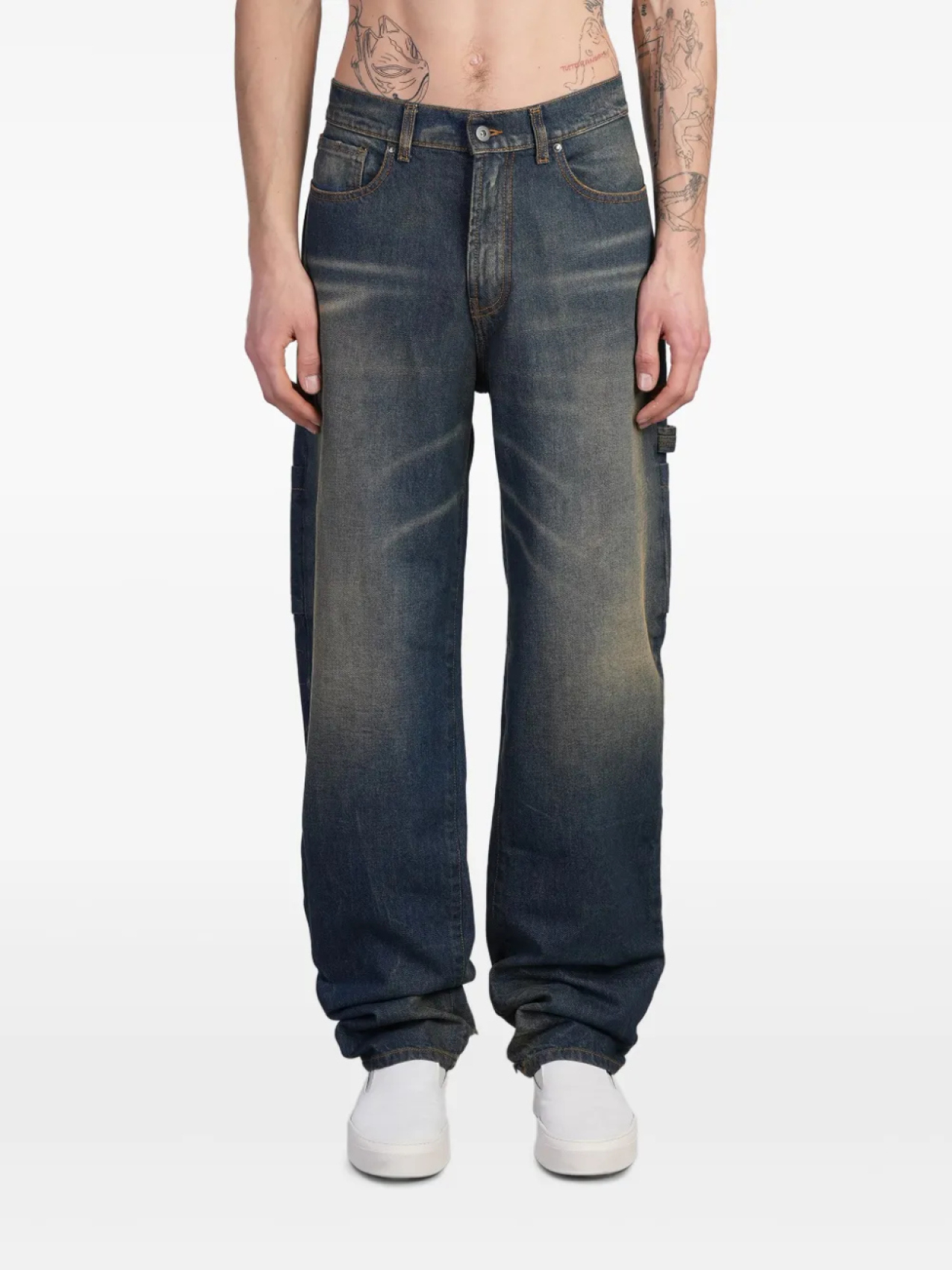 Джинсы с широкими штанинами Salvatore Santoro, синий
Джинсы с широкими штанинами Salvatore Santoro, синий