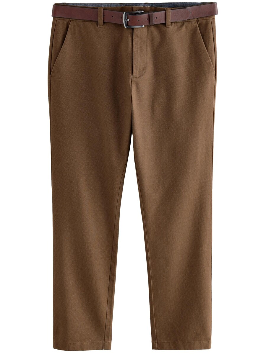 Облегающие брюки-чинос Next, коричневый
Облегающие брюки-чинос Next, коричневый