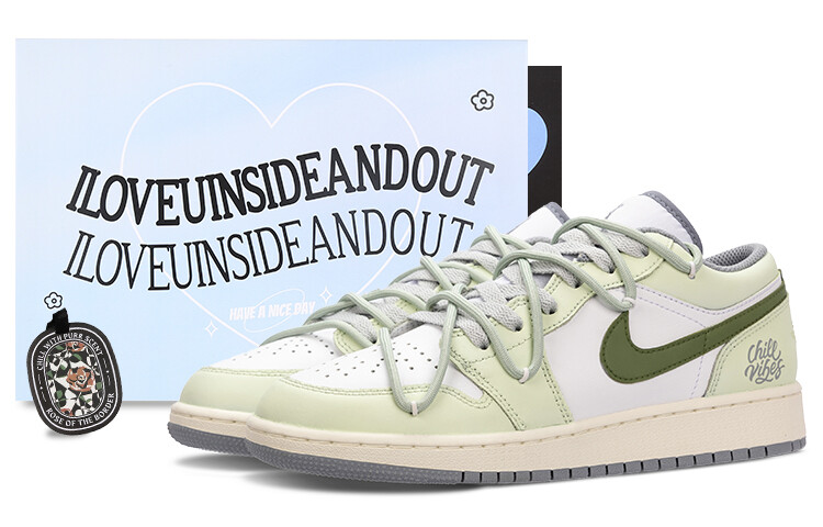 Кроссовки Air Jordan 1 Vintage Basketball Shoes Men Low-top White/green, светло-зеленый
Кроссовки Air Jordan 1 Vintage Basketball Shoes Men Low-top White/green, светло-зеленый