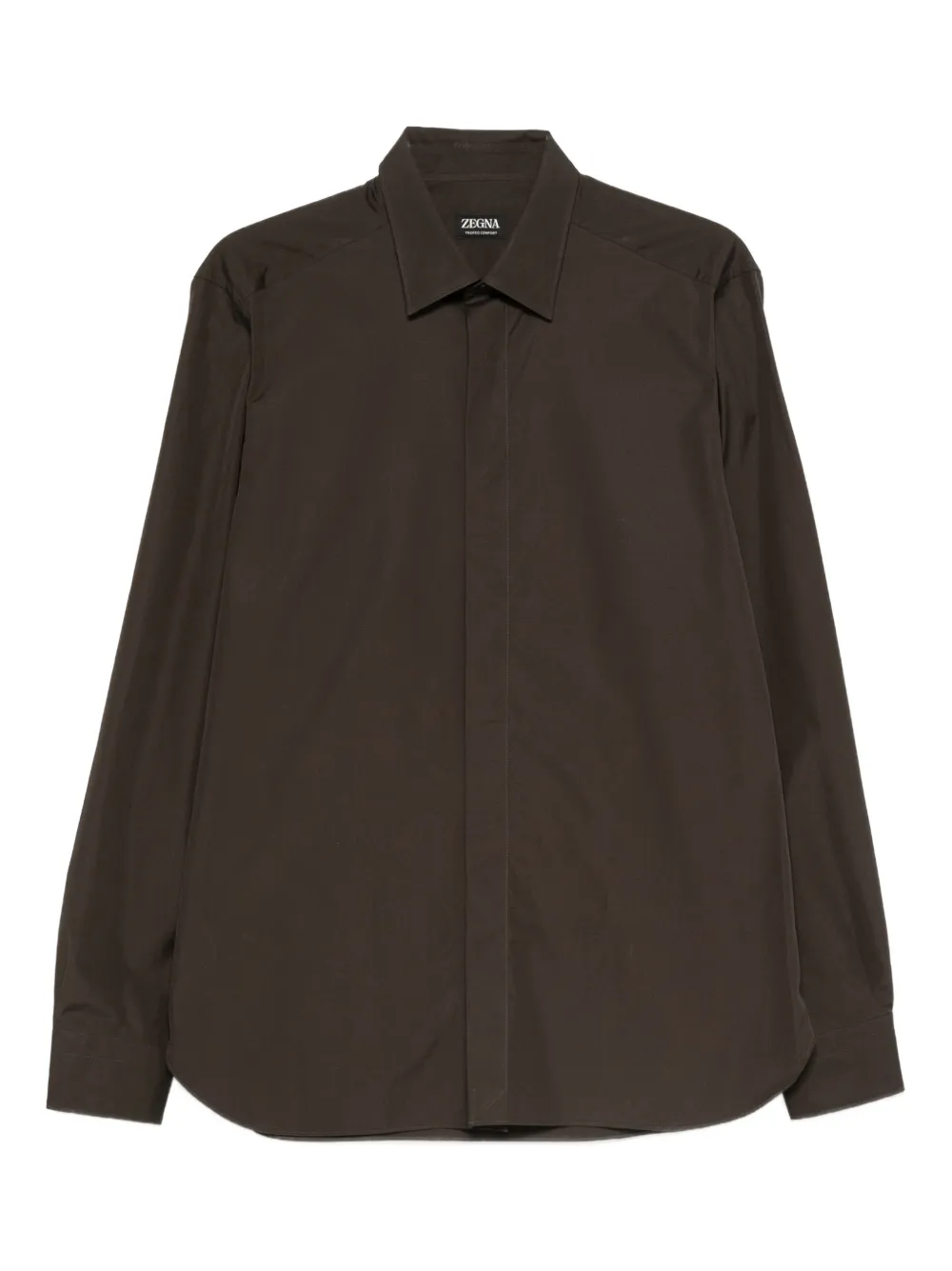 Рубашка с классическим воротником Zegna, зеленый
Рубашка с классическим воротником Zegna, зеленый