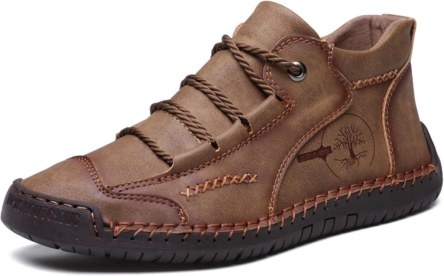 Мужские кожаные ботинки на шнуровке до щиколотки, повседневные винтажные, с противоскользящей подошвой, поддержкой свода стопы, лоферы для походов, прогулок, вождения, ботинки чукка Didopery, хаки
Мужские кожаные ботинки на шнуровке до щиколотки, повседневные винтажные, с противоскользящей подошвой, поддержкой свода стопы, лоферы для походов, прогулок, вождения, ботинки чукка Didopery, хаки