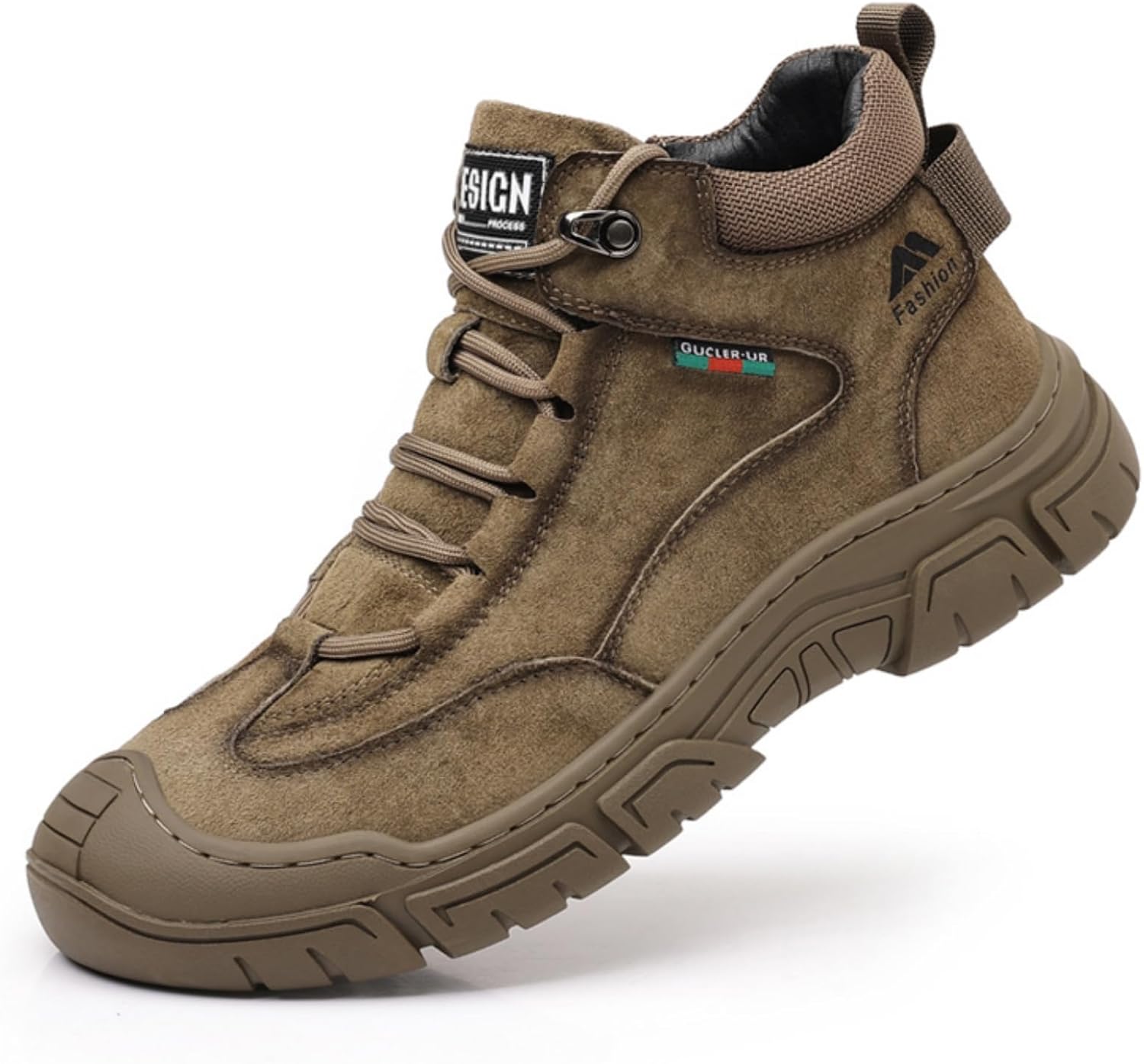 Мужские походные ботинки из замши, стильные ботинки на шнуровке с нескользящей подошвой, идеально подходят для трекинга и повседневной носки Aokisx, хаки
Мужские походные ботинки из замши, стильные ботинки на шнуровке с нескользящей подошвой, идеально подходят для трекинга и повседневной носки Aokisx, хаки