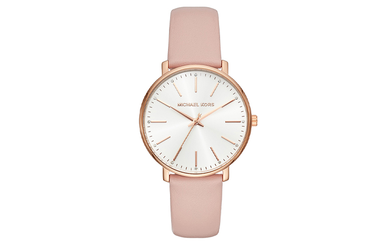 MICHAEL KORS Женские наручные часы с кварцевым механизмом и кожаным ремешком белый циферблат 38 мм
MICHAEL KORS Женские наручные часы с кварцевым механизмом и кожаным ремешком белый циферблат 38 мм