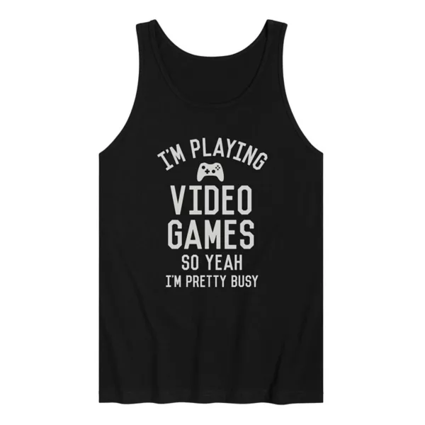 Мужская футболка "Я играю в видеоигры, да, занят" Licensed Character, черный
Мужская футболка "Я играю в видеоигры, да, занят" Licensed Character, черный