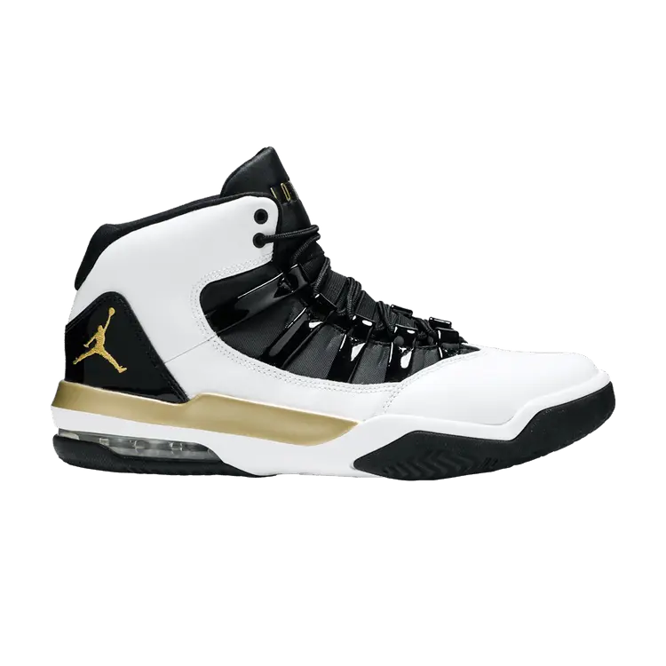 Кроссовки Air Jordan Jordan Max Aura 'White Black Gold', белый
Кроссовки Air Jordan Jordan Max Aura 'White Black Gold', белый