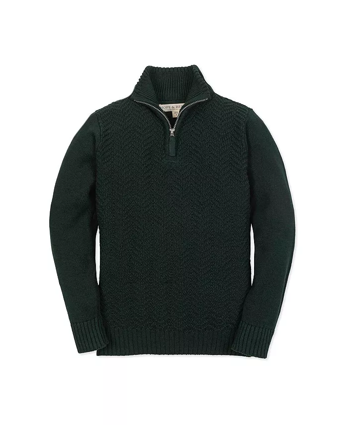 Органический свитер с длинными рукавами и молнией на половину длины для мальчиков Hope & Henry, зеленый
Органический свитер с длинными рукавами и молнией на половину длины для мальчиков Hope & Henry, зеленый