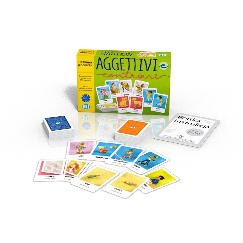 Итальянская языковая игра Aggettivi e contrari Eli
Итальянская языковая игра Aggettivi e contrari Eli