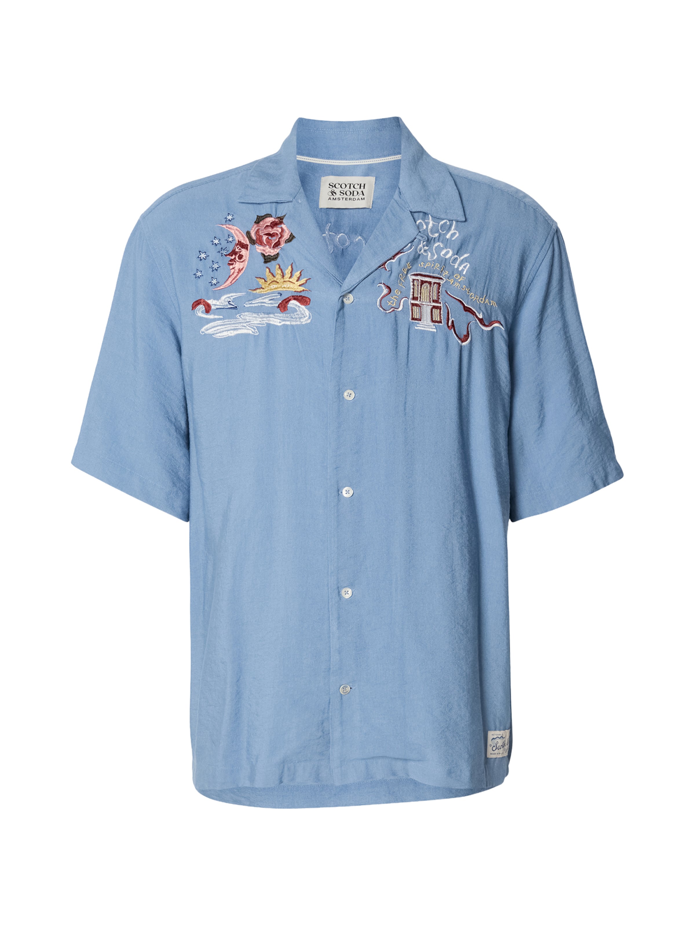 SCOTCH & SODA Рубашка на пуговицах комфортного кроя 'The 40th Annive' в светло-голубом цвете
SCOTCH & SODA Рубашка на пуговицах комфортного кроя 'The 40th Annive' в светло-голубом цвете
