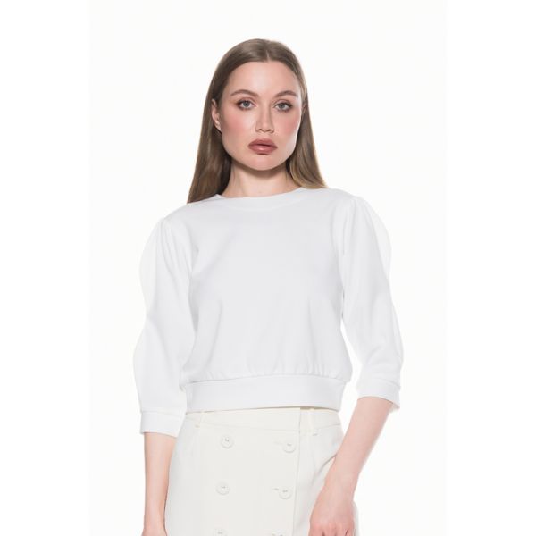 Женская толстовка с рукавами-буфами в рубчик Alexia Admor, белый
Женская толстовка с рукавами-буфами в рубчик Alexia Admor, белый