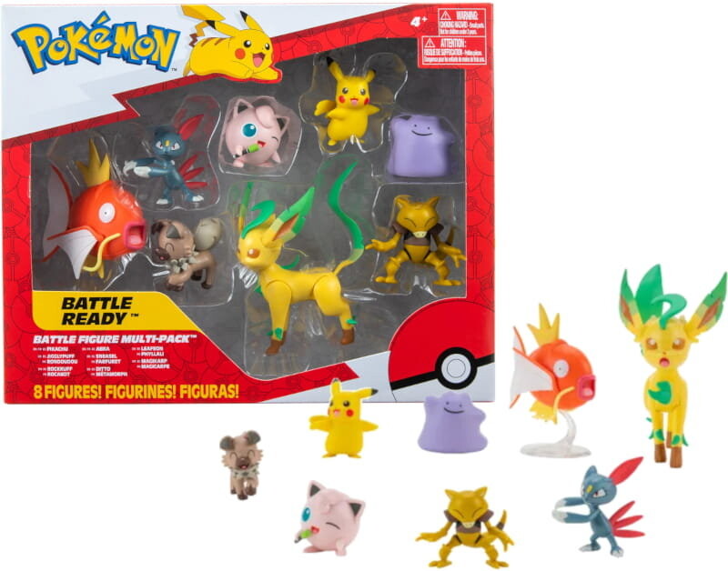 Jazwares, Pokemon, набор фигурок 8-Pak, боевая фигурка!
Jazwares, Pokemon, набор фигурок 8-Pak, боевая фигурка!