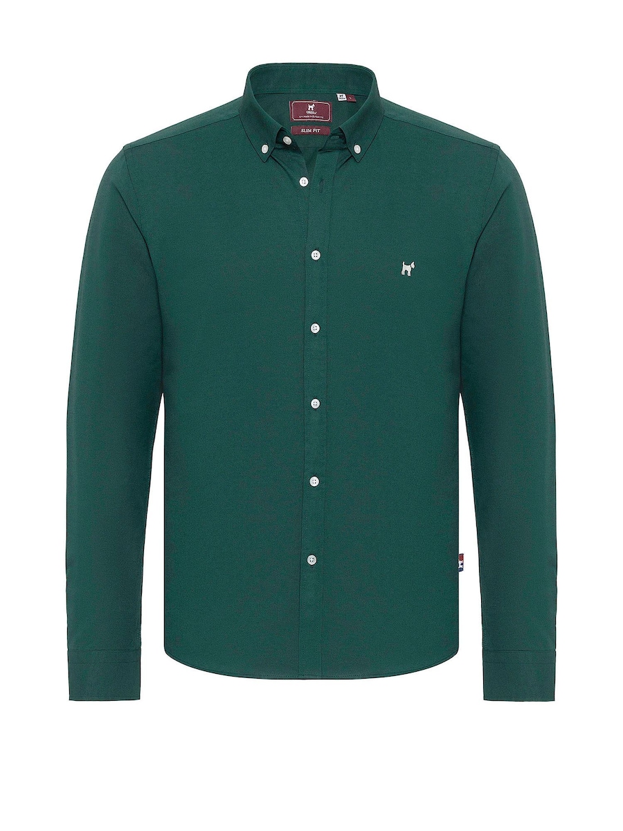 Рубашка Slim Fit на пуговицах Williot, зеленый
Рубашка Slim Fit на пуговицах Williot, зеленый