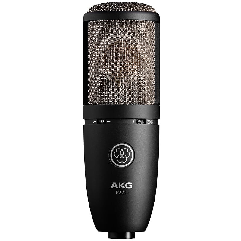 Конденсаторный микрофон AKG P220 Large Diaphragm Cardioid Condenser Microphone 
Конденсаторный микрофон AKG P220 Large Diaphragm Cardioid Condenser Microphone