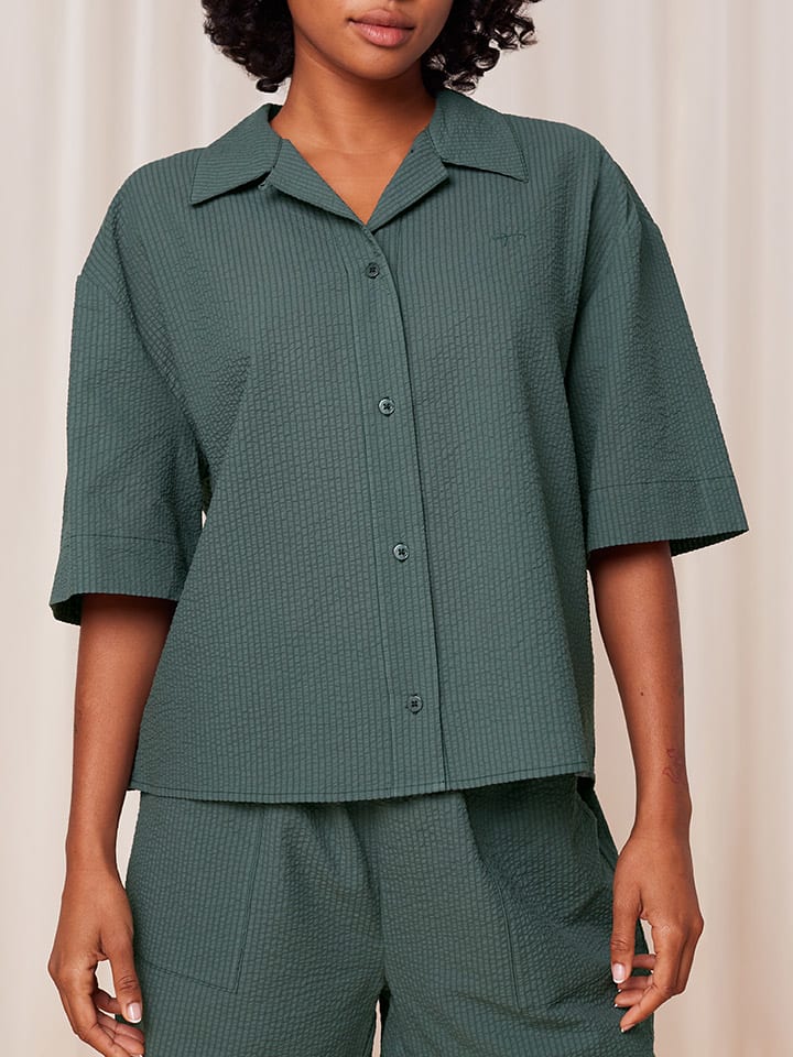 Triumph Пижамная рубашка цвета петролейного синего
Triumph Пижамная рубашка цвета петролейного синего