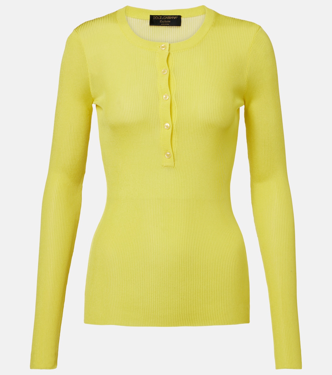 Свитер ребристой вязки Dolce&Gabbana, Green-Yellow
Свитер ребристой вязки Dolce&Gabbana, Green-Yellow