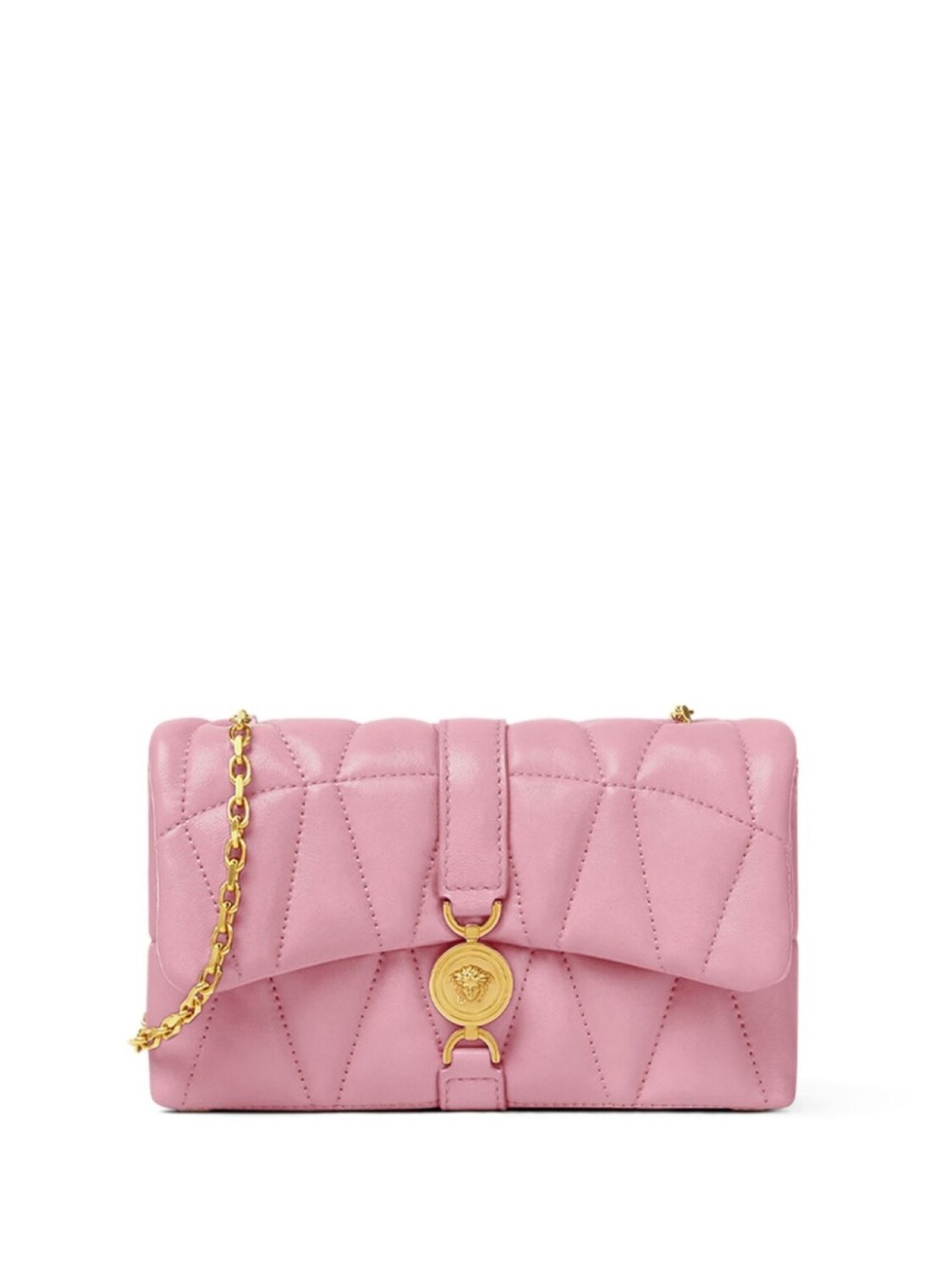 Versace стеганая мини-сумка Kleio, розовый 
Versace стеганая мини-сумка Kleio, розовый