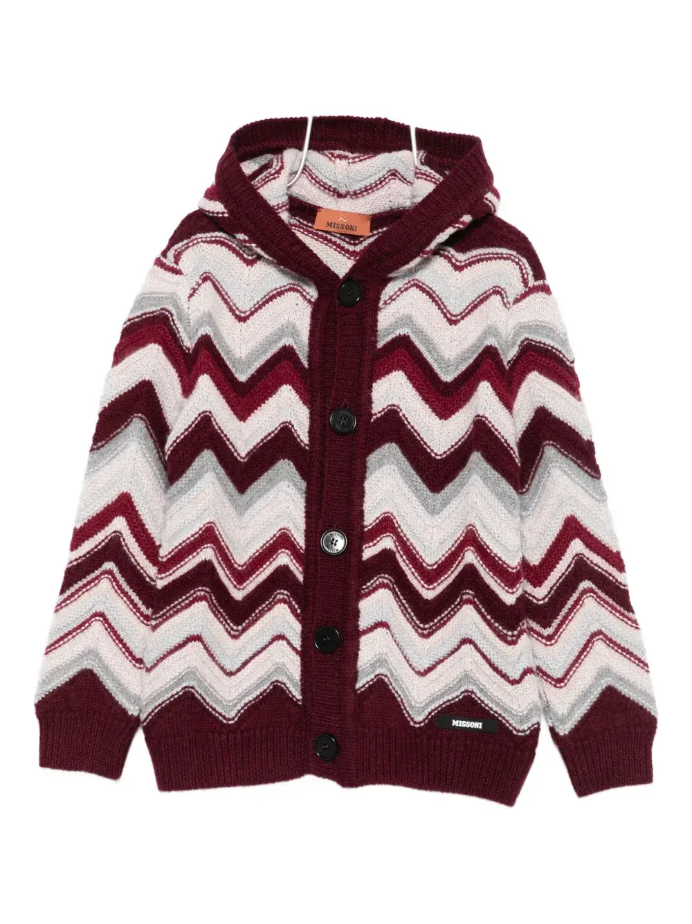 Кардиган с капюшоном и узором зигзаг Missoni Kids, красный
Кардиган с капюшоном и узором зигзаг Missoni Kids, красный