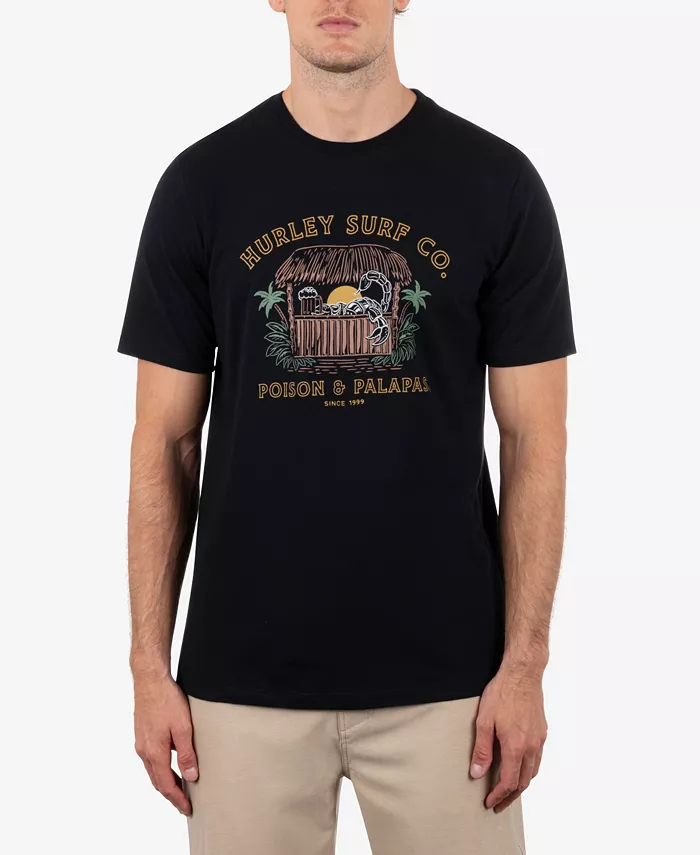 Мужская футболка с коротким рукавом Poison and Palapas Slub Hurley, черный
Мужская футболка с коротким рукавом Poison and Palapas Slub Hurley, черный
