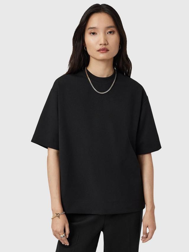 Футболка Dani Relaxed Fit с молнией на спине AllSaints, Black
Футболка Dani Relaxed Fit с молнией на спине AllSaints, Black