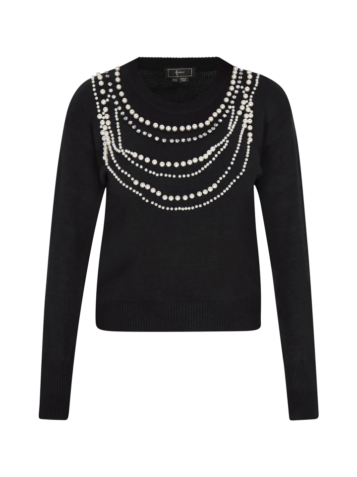 Пуловер faina Pullover, черный
Пуловер faina Pullover, черный