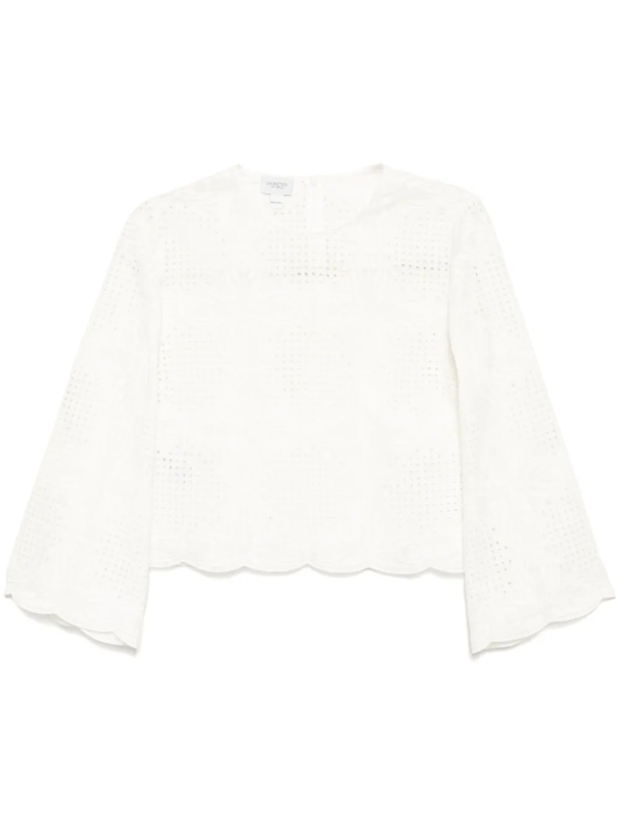 Топ с круглым вырезом Giambattista Valli, белый
Топ с круглым вырезом Giambattista Valli, белый