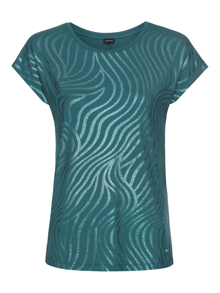 рубашка с круглым вырезом цвета бензин Laura Scott
рубашка с круглым вырезом цвета бензин Laura Scott