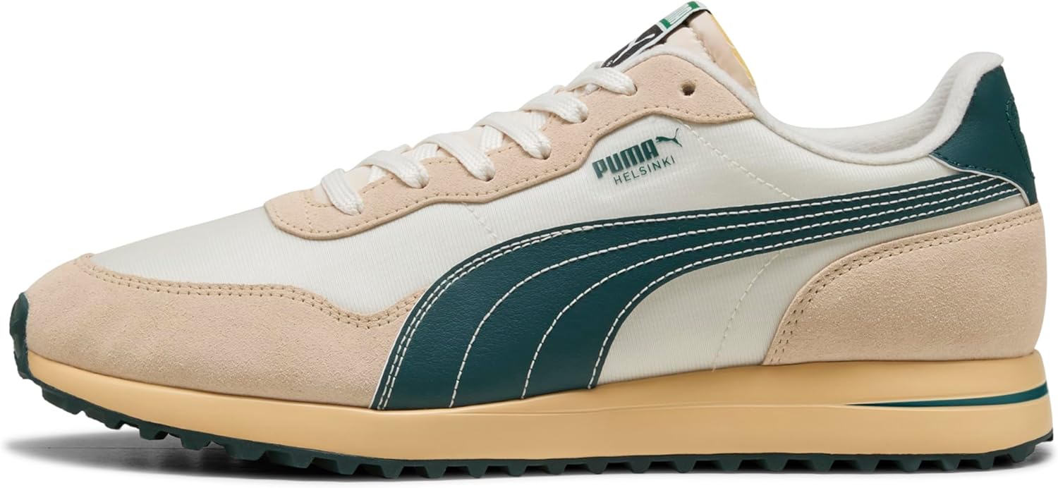 Кроссовки PUMA Helsinki G для гольфа, унисекс, слоновая кость/зеленый
Кроссовки PUMA Helsinki G для гольфа, унисекс, слоновая кость/зеленый