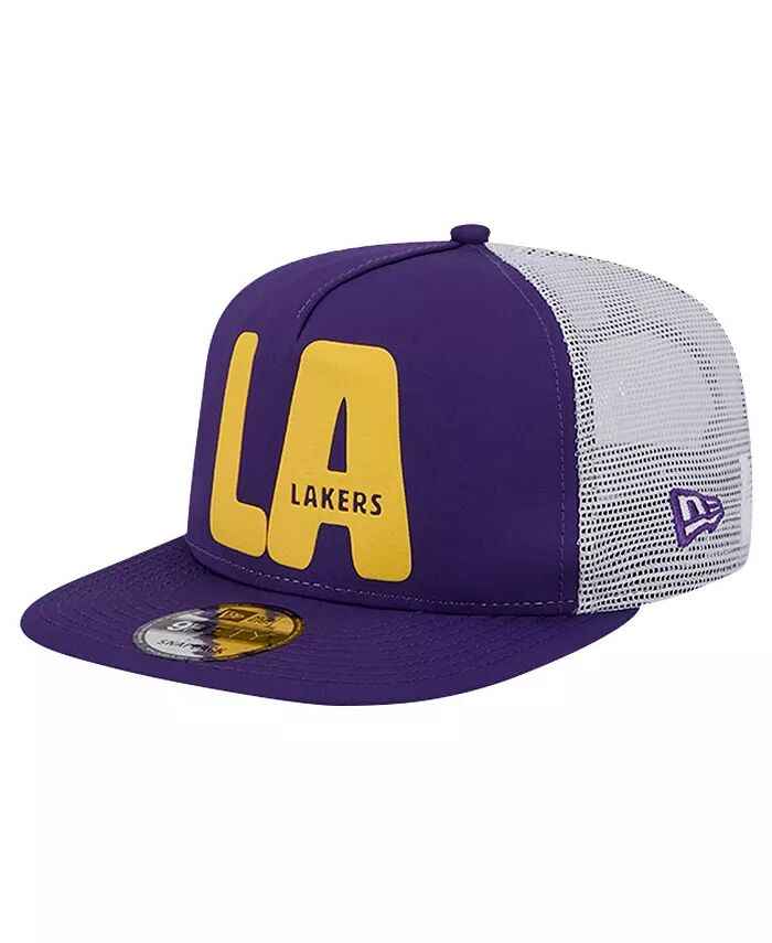 Мужская фиолетовая бейсболка Los Angeles Lakers Puff Print Team Code A-Frame 9FIFTY Trucker Snapback New Era
Мужская фиолетовая бейсболка Los Angeles Lakers Puff Print Team Code A-Frame 9FIFTY Trucker Snapback New Era
