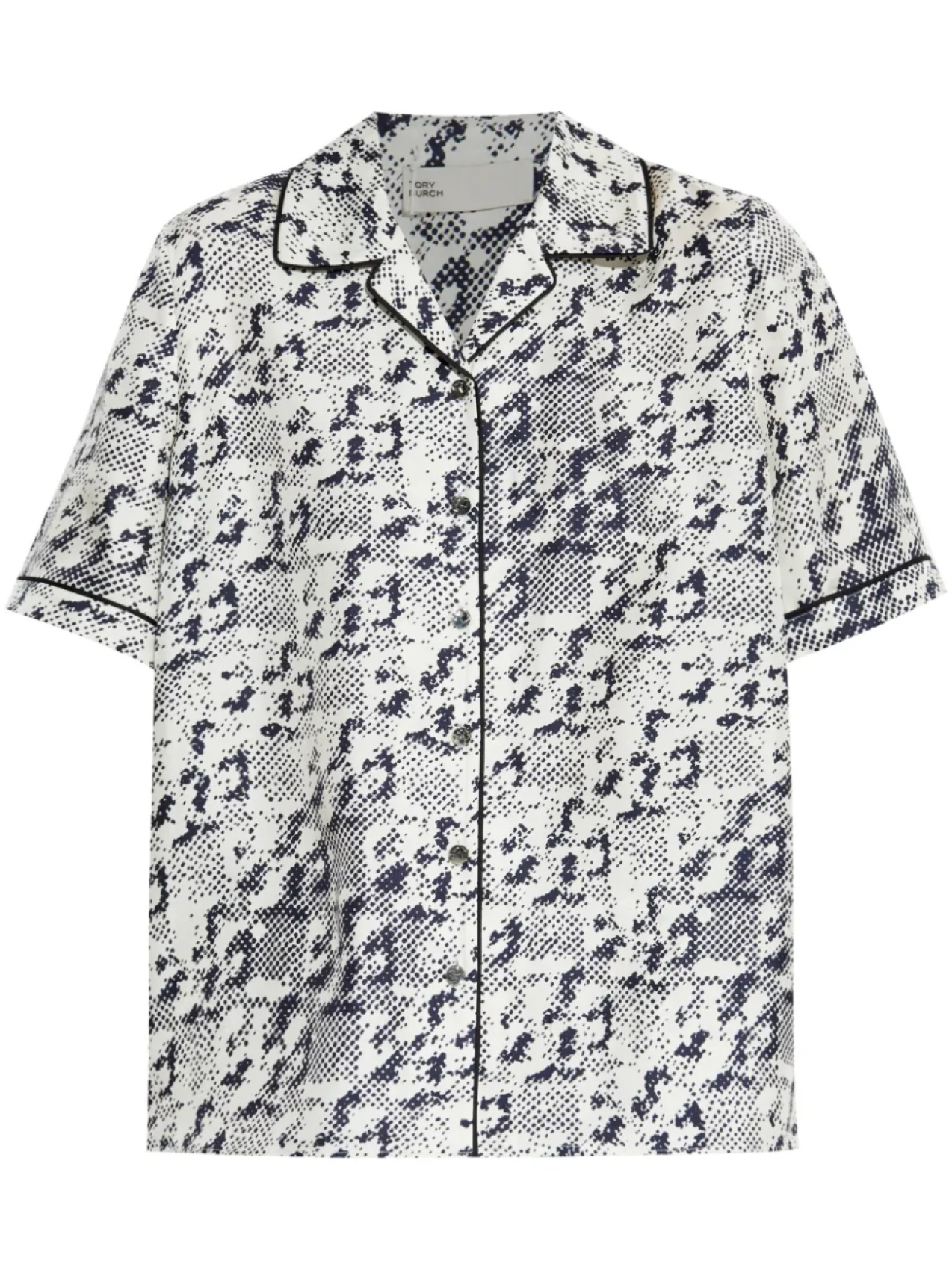 Рубашка с монограммой Tory Burch, белый 
Рубашка с монограммой Tory Burch, белый