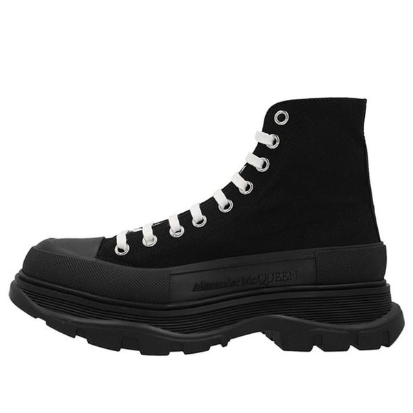 Кроссовки tread slick canvas high top sneakers 'black white' Alexander Mcqueen, черный
Кроссовки tread slick canvas high top sneakers 'black white' Alexander Mcqueen, черный