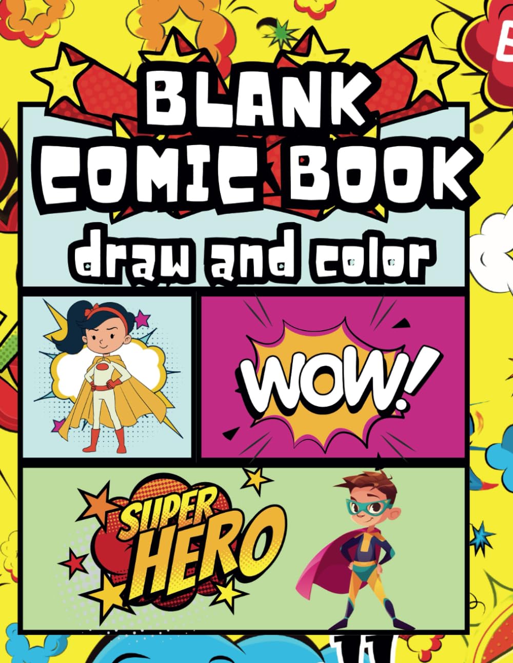 BLANK COMIC BOOK: DRAW AND COLOR (Independently published)
BLANK COMIC BOOK: DRAW AND COLOR (Independently published)