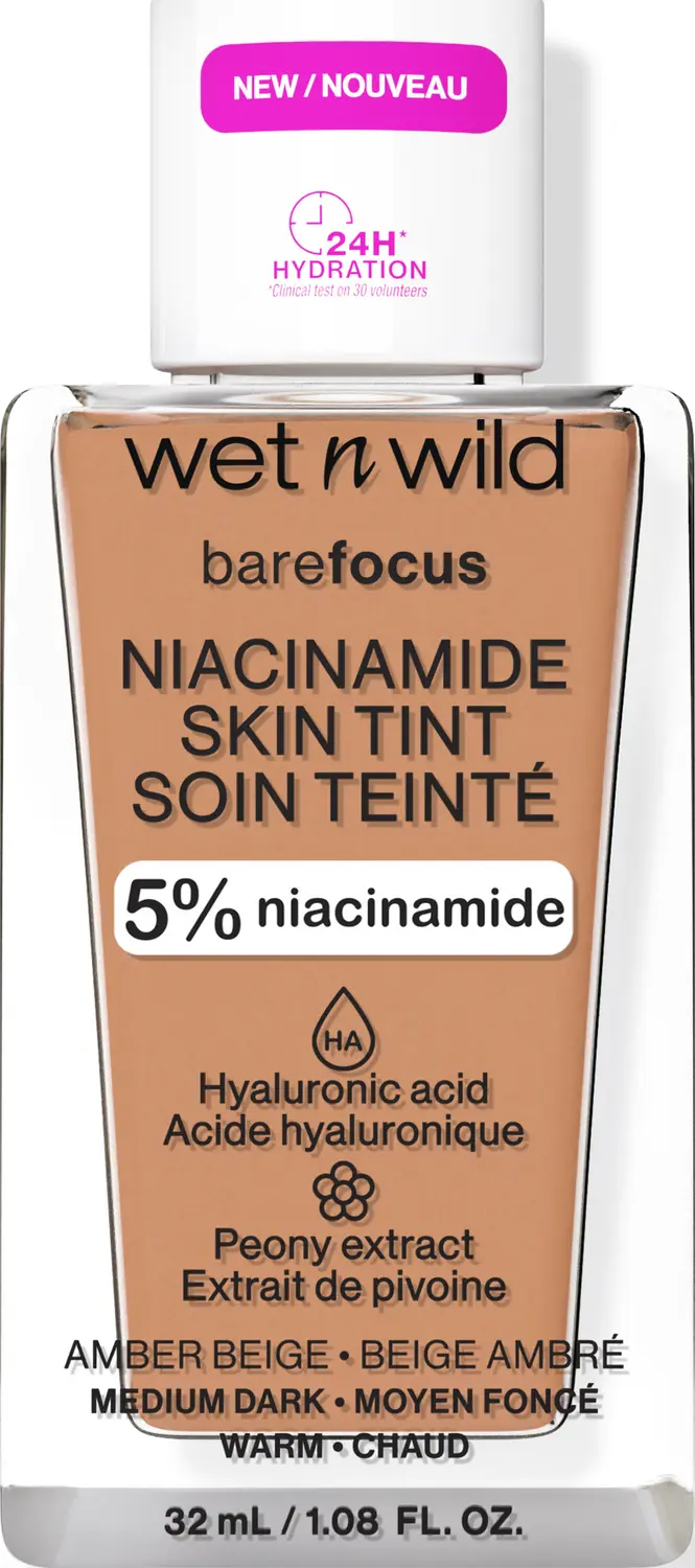 Тональный крем wet n wild bare Focus Niacinamide Skin Tint Amber Beige
Тональный крем wet n wild bare Focus Niacinamide Skin Tint Amber Beige