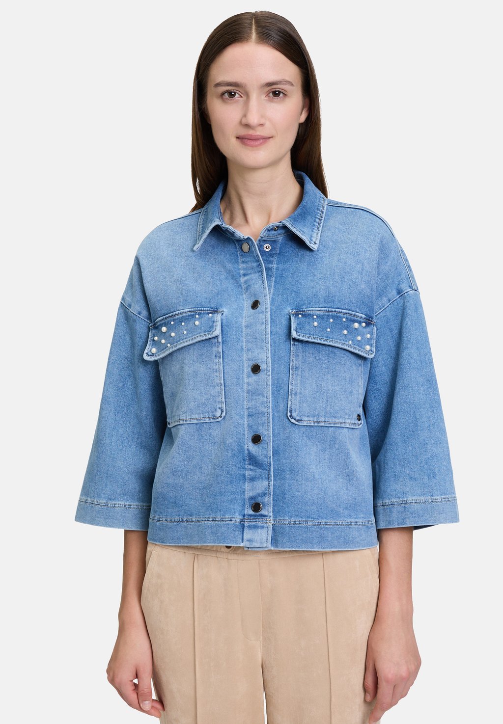 Джинсовая куртка MIT PERLEN Betty & Co, синий
Джинсовая куртка MIT PERLEN Betty & Co, синий