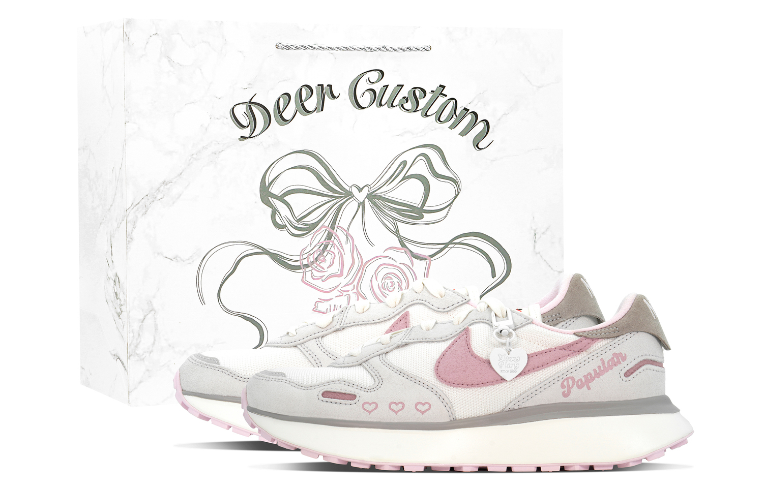 Nike Кроссовки для бега низкие Phoenix Waffle Shock Absorbers женские серый белый розовый
Nike Кроссовки для бега низкие Phoenix Waffle Shock Absorbers женские серый белый розовый