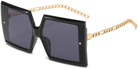 Модные солнцезащитные очки большого квадратного размера 2027 года для женщин, уникальные солнцезащитные очки в стиле панк, ретро-очки с металлическим покрытием MTZJH, C1
Модные солнцезащитные очки большого квадратного размера 2027 года для женщин, уникальные солнцезащитные очки в стиле панк, ретро-очки с металлическим покрытием MTZJH, C1