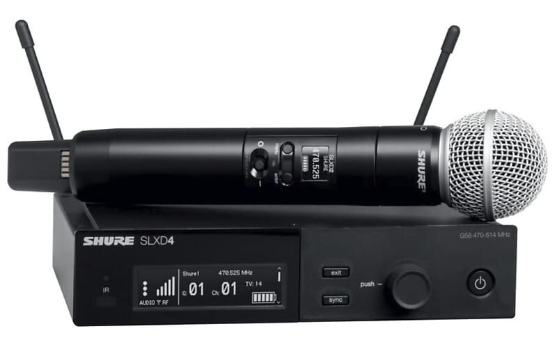 Беспроводная система Shure SLXD24/SM58 H55 Wireless System SM58 Handheld Transmitter H55: 514-558MHz
Беспроводная система Shure SLXD24/SM58 H55 Wireless System SM58 Handheld Transmitter H55: 514-558MHz