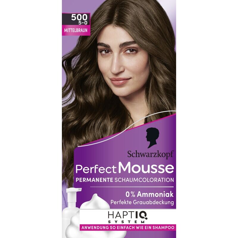 Perfect Mousse Foam Coloration 500 Средне-коричневый Perfect Mousse, 1 шт.
Perfect Mousse Foam Coloration 500 Средне-коричневый Perfect Mousse, 1 шт.