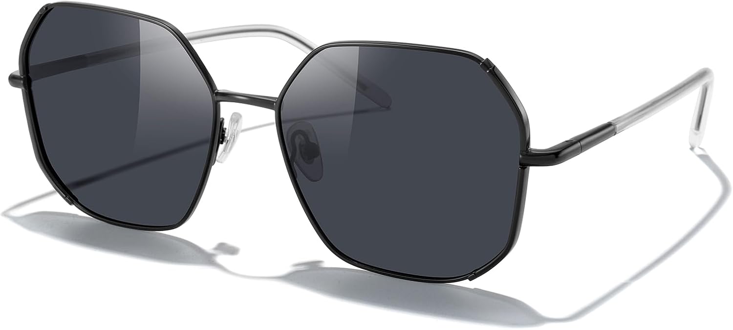 Модные солнцезащитные очки MERRY'S в крупной квадратной металлической оправе для женщин, плоские линзы, защита от УФ-излучения, брендовая модель S6058, Black Frame/Black Lens
Модные солнцезащитные очки MERRY'S в крупной квадратной металлической оправе для женщин, плоские линзы, защита от УФ-излучения, брендовая модель S6058, Black Frame/Black Lens