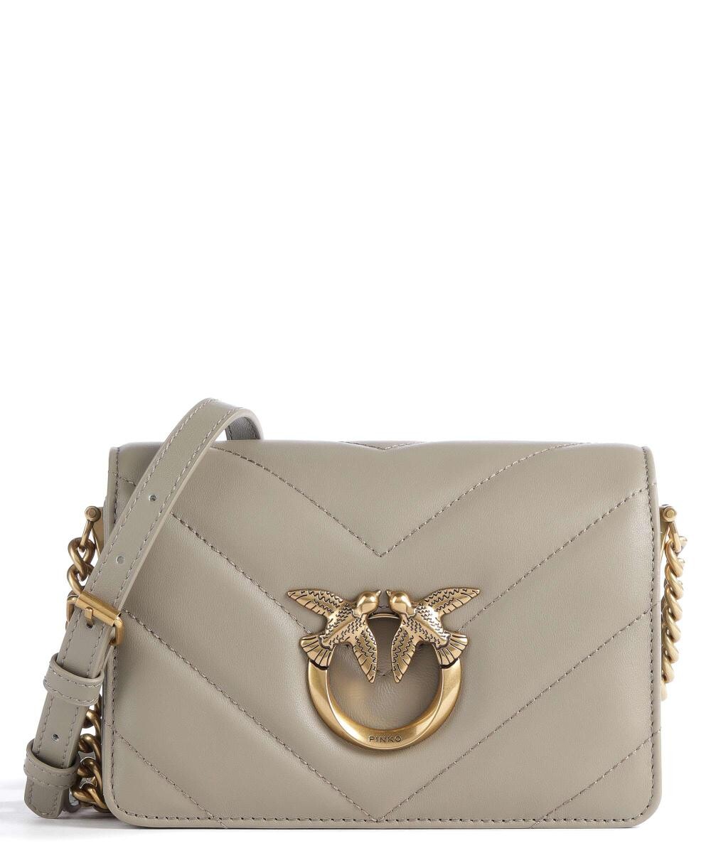 Сумка через плечо Love Click Mini из овчины Pinko, коричневый
Сумка через плечо Love Click Mini из овчины Pinko, коричневый