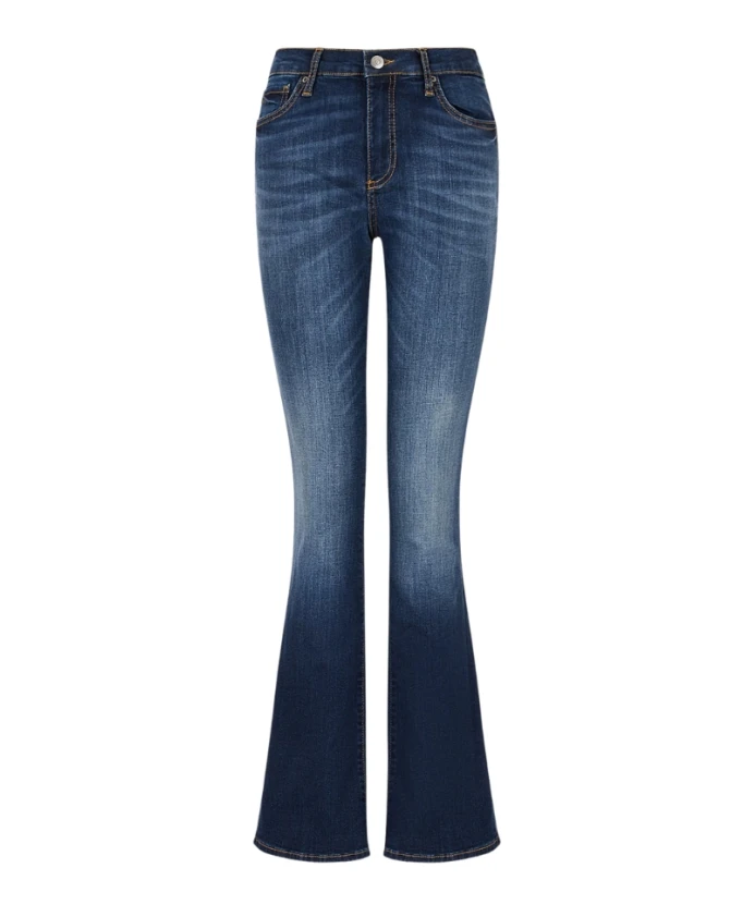 Джинсы-Клеш цвета индиго с пятью карманами Armani Exchange, синий
Джинсы-Клеш цвета индиго с пятью карманами Armani Exchange, синий