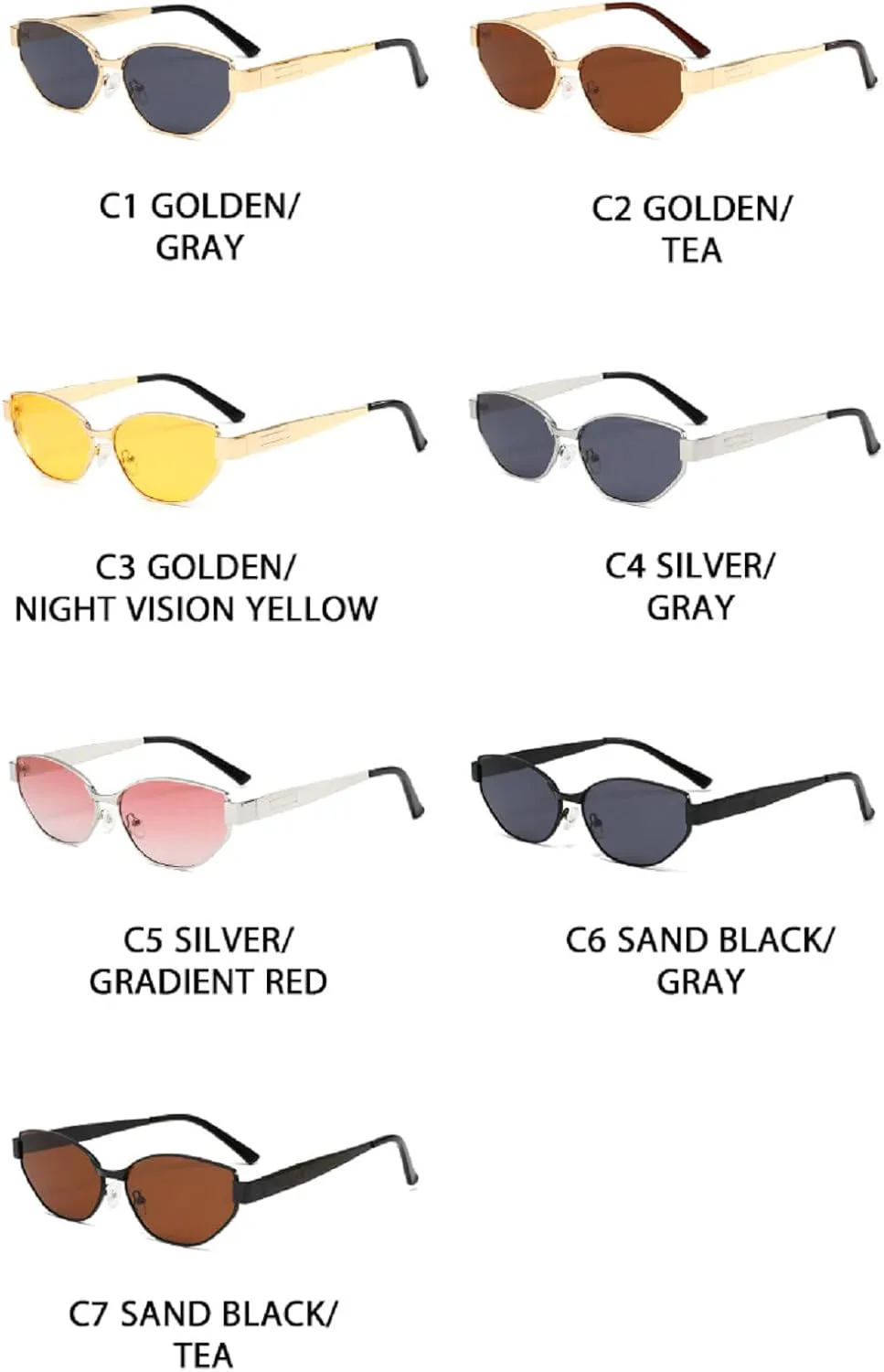 Солнцезащитные очки «кошачий глаз» для женщин и мужчин, модные шестиугольные солнцезащитные очки в стиле ретро, защита от ультрафиолета UV400 mincl, Light Pink
Солнцезащитные очки «кошачий глаз» для женщин и мужчин, модные шестиугольные солнцезащитные очки в стиле ретро, защита от ультрафиолета UV400 mincl, Light Pink