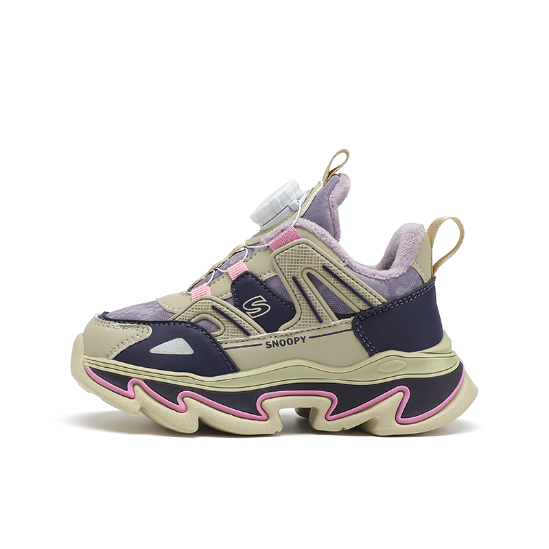 SNOOPY Детские кроссовки с низким верхом, амортизирующие, противоскользящие, износостойкие, фиолетово-бежевого цвета
SNOOPY Детские кроссовки с низким верхом, амортизирующие, противоскользящие, износостойкие, фиолетово-бежевого цвета