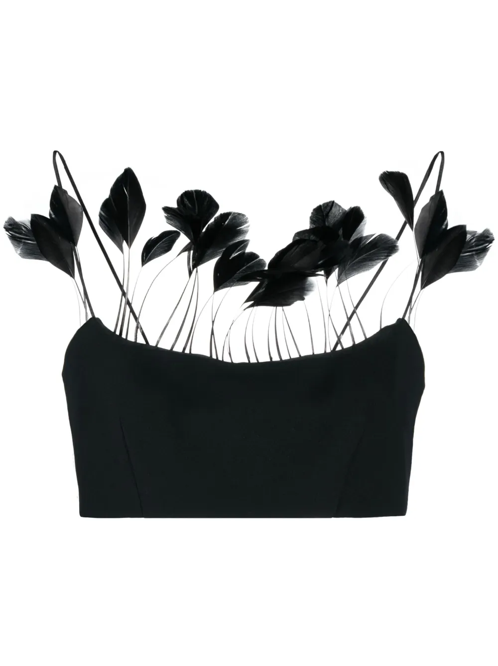 Топ Phoenix с перьями Nuè, черный
Топ Phoenix с перьями Nuè, черный