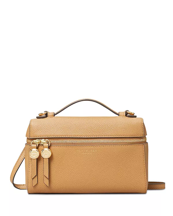 Узкая кожаная сумка с верхней ручкой Tory Burch, бежевый
Узкая кожаная сумка с верхней ручкой Tory Burch, бежевый