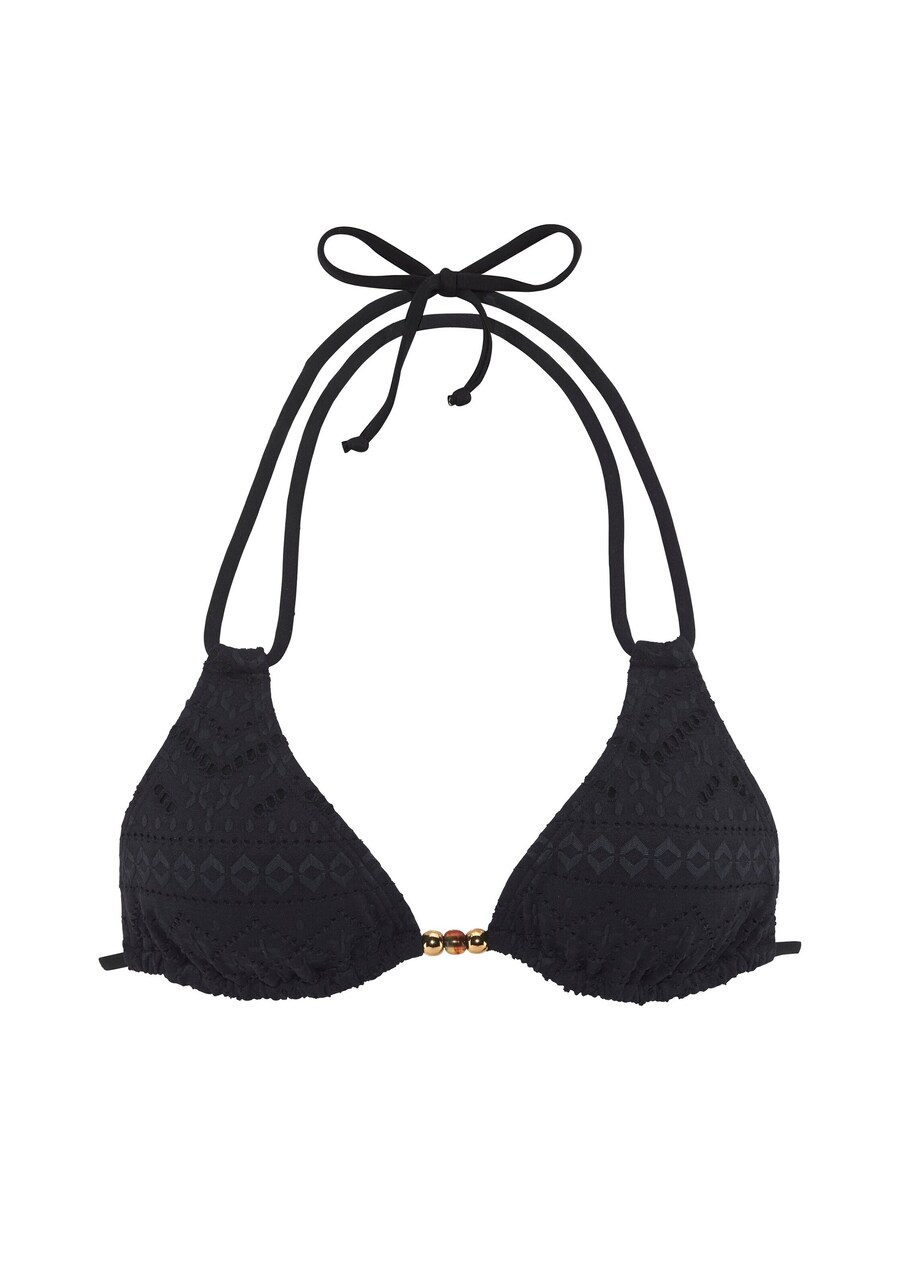 Треугольный бикини-топ LASCANA, Black
Треугольный бикини-топ LASCANA, Black