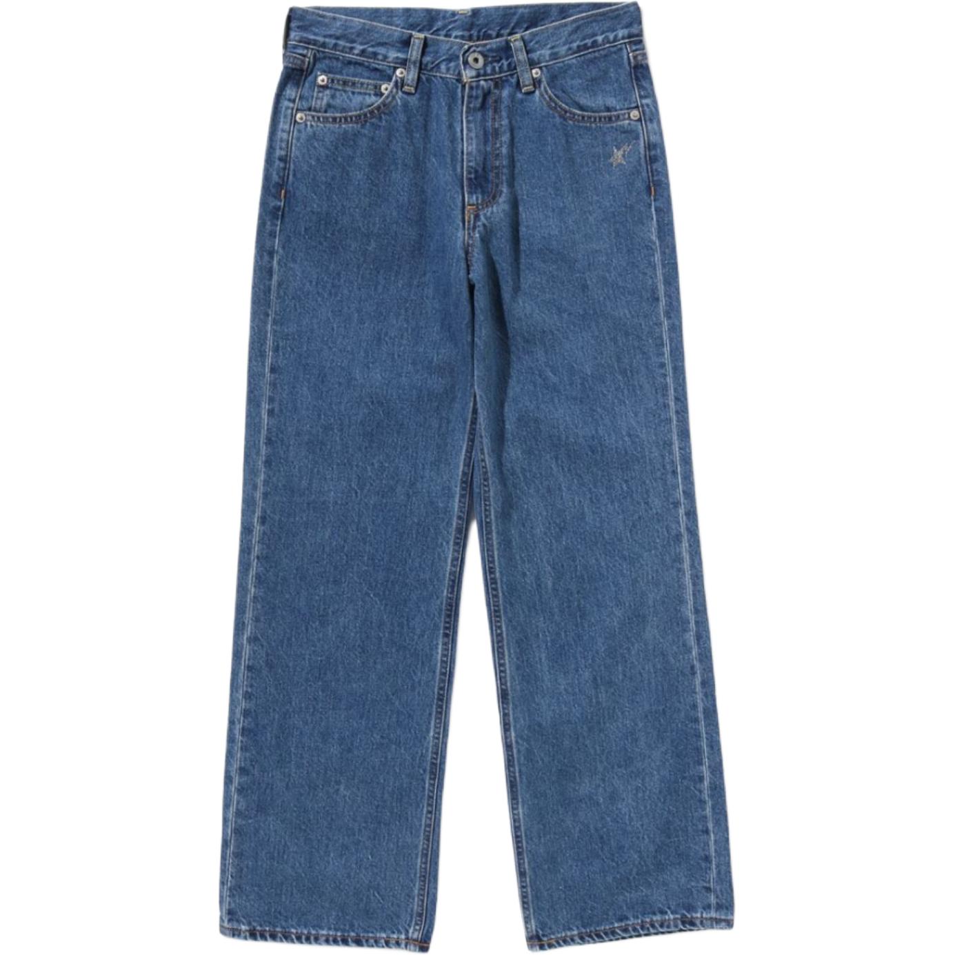 Джинсы с декоративными элементами A BATHING APE, indigo
Джинсы с декоративными элементами A BATHING APE, indigo