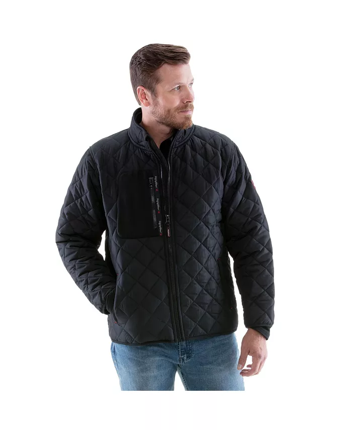 Мужская утепленная куртка EnduraQuilt Diamond Quilted Puffer с водонепроницаемым покрытием для холодной погоды RefrigiWear, черный
Мужская утепленная куртка EnduraQuilt Diamond Quilted Puffer с водонепроницаемым покрытием для холодной погоды RefrigiWear, черный