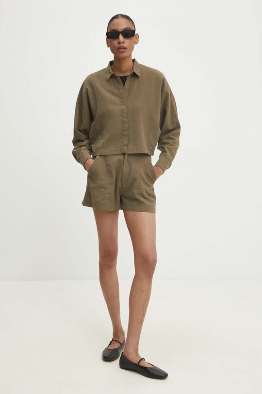 Льняные шорты Answear Lab, зеленый
Льняные шорты Answear Lab, зеленый